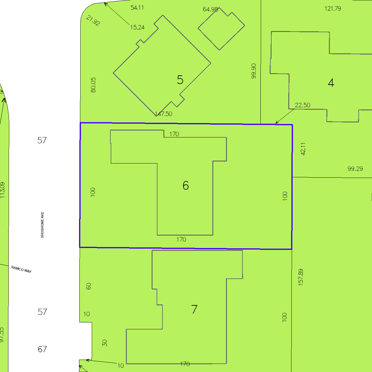 ZIMAS property map