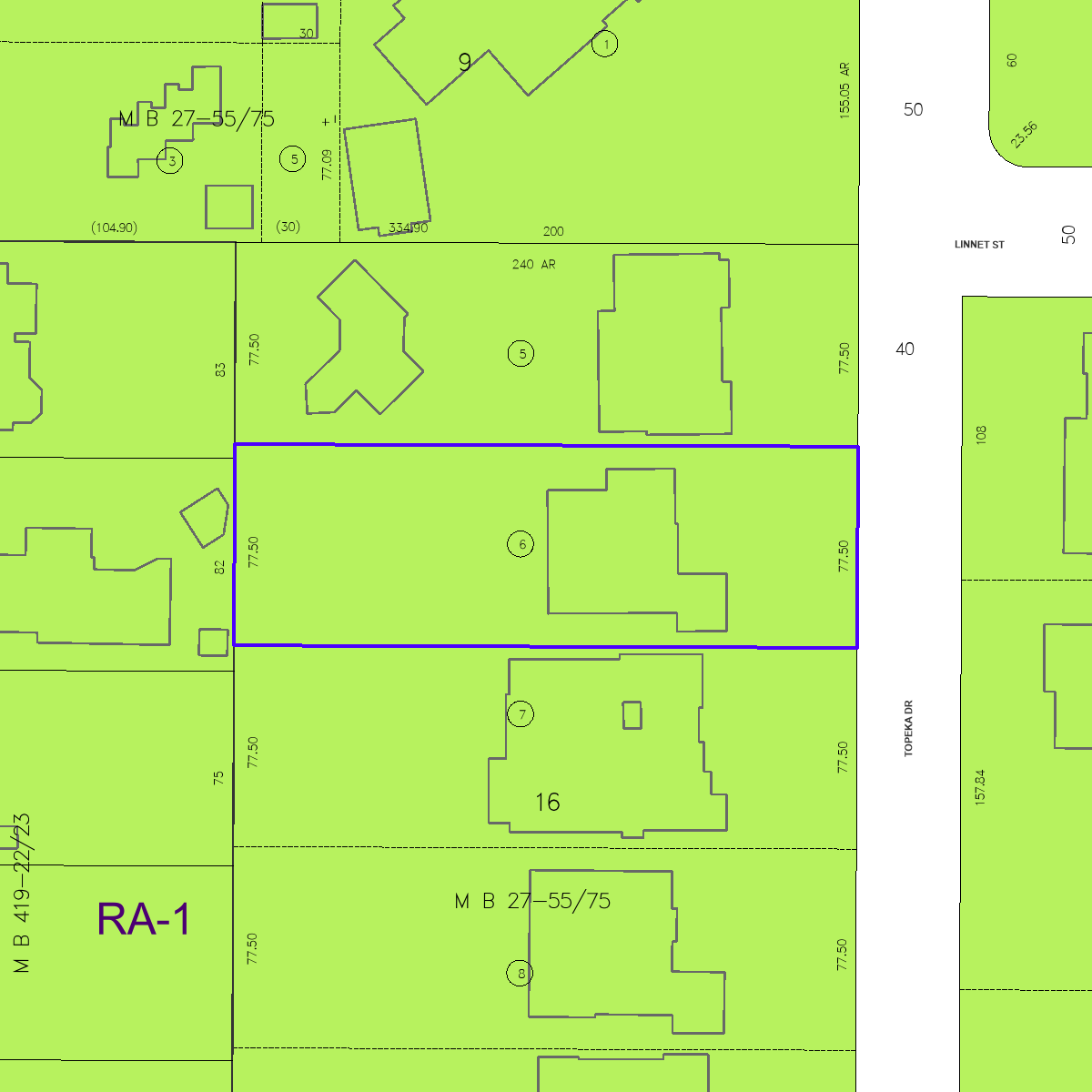 ZIMAS property map