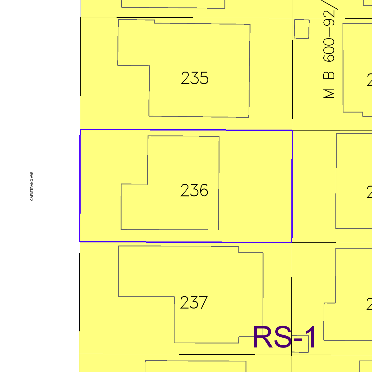 ZIMAS property map