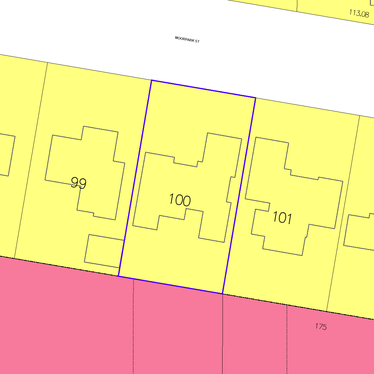 ZIMAS property map