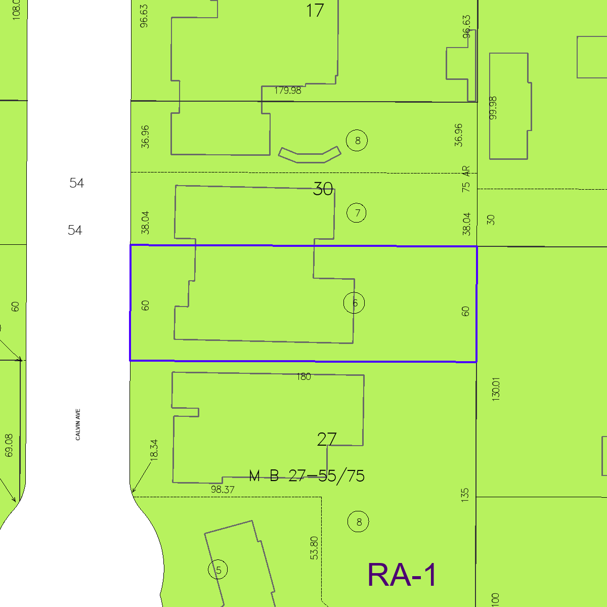 ZIMAS property map