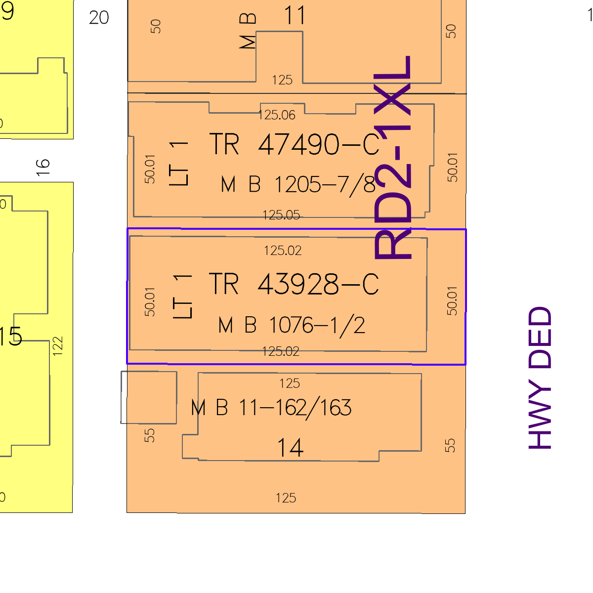 ZIMAS property map