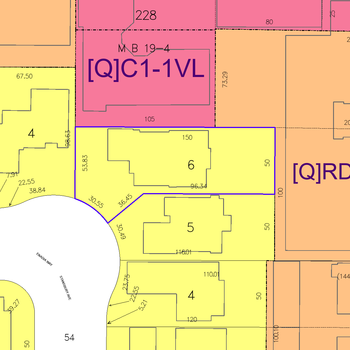 ZIMAS property map