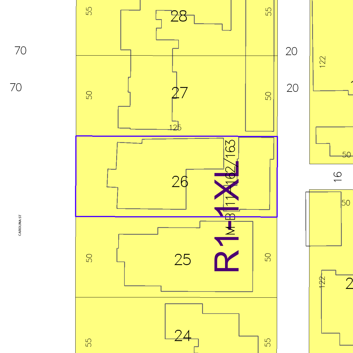 ZIMAS property map