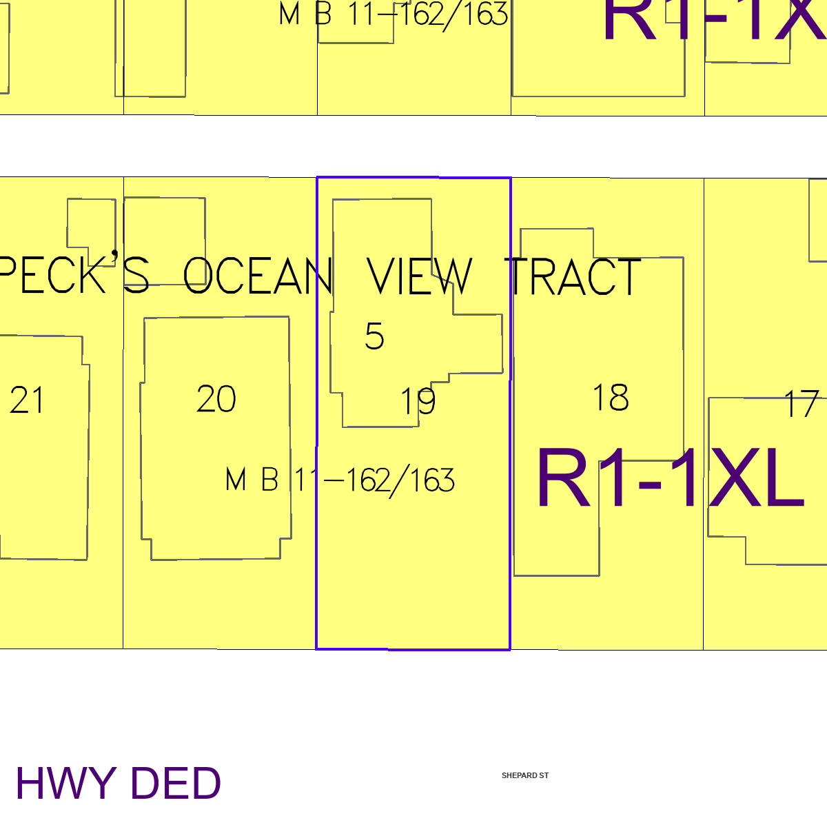 ZIMAS property map