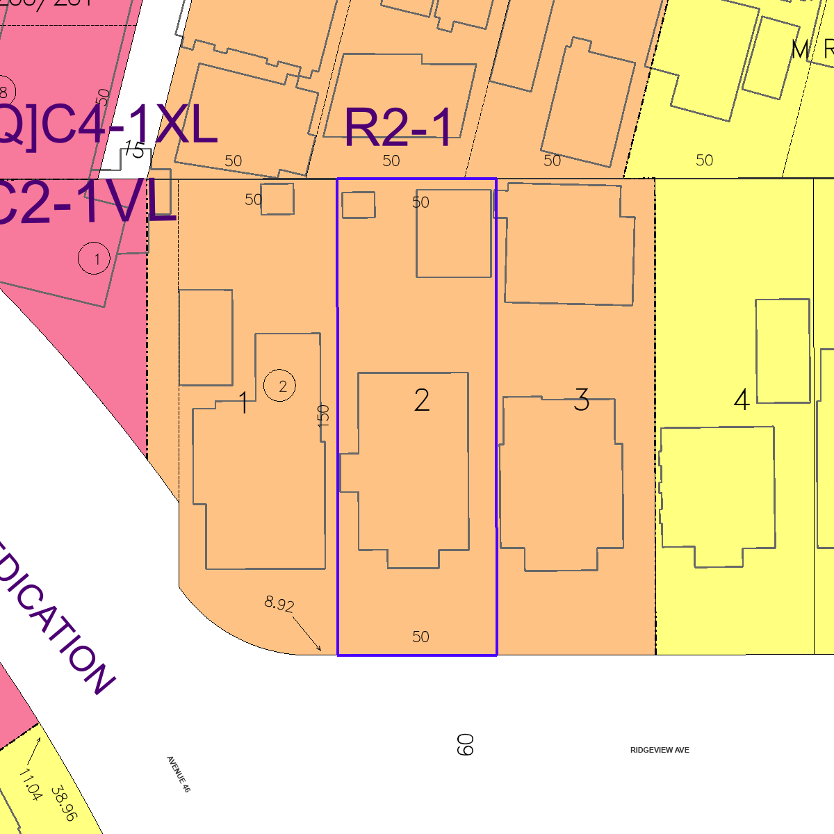 ZIMAS property map