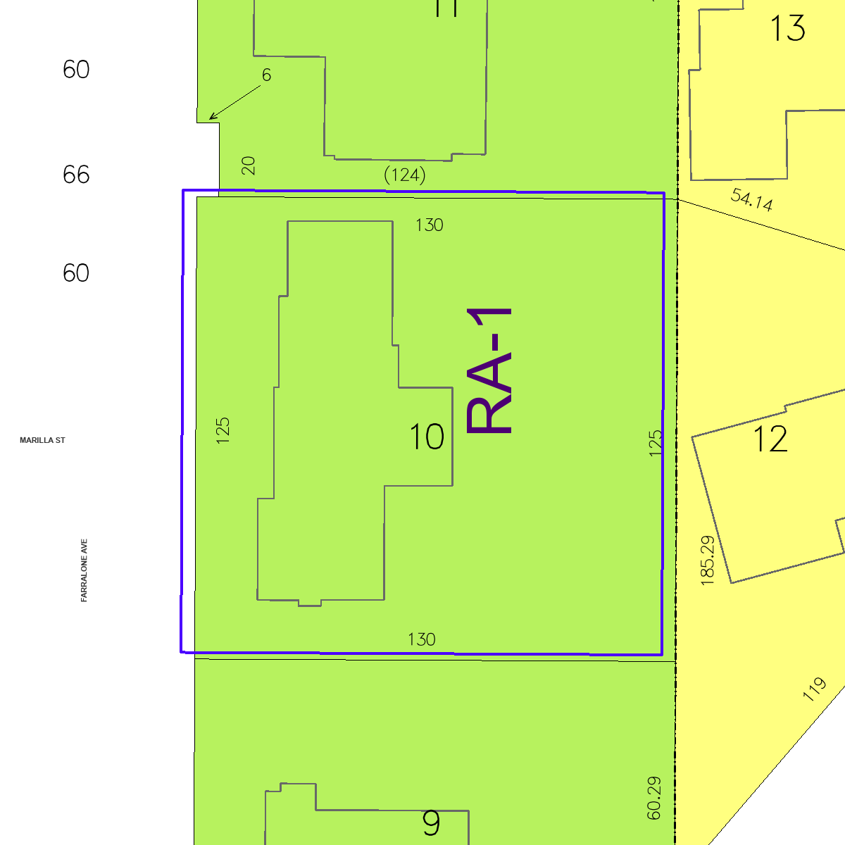 ZIMAS property map