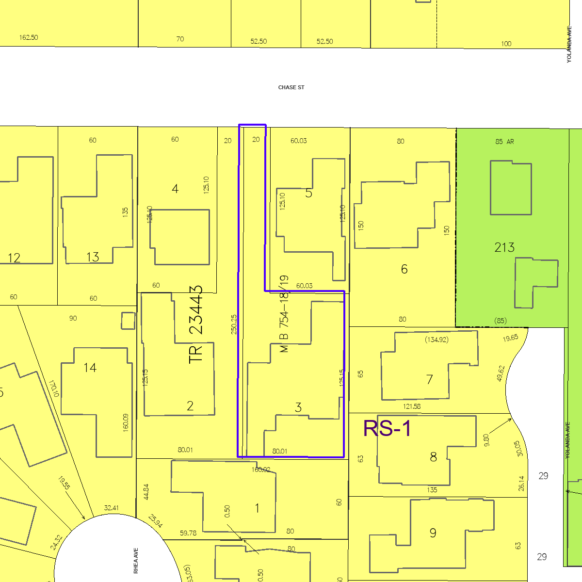 ZIMAS property map
