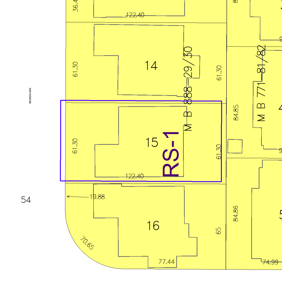 ZIMAS property map