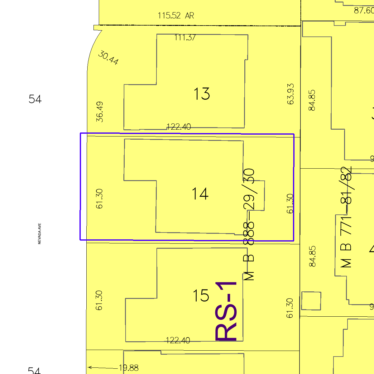 ZIMAS property map