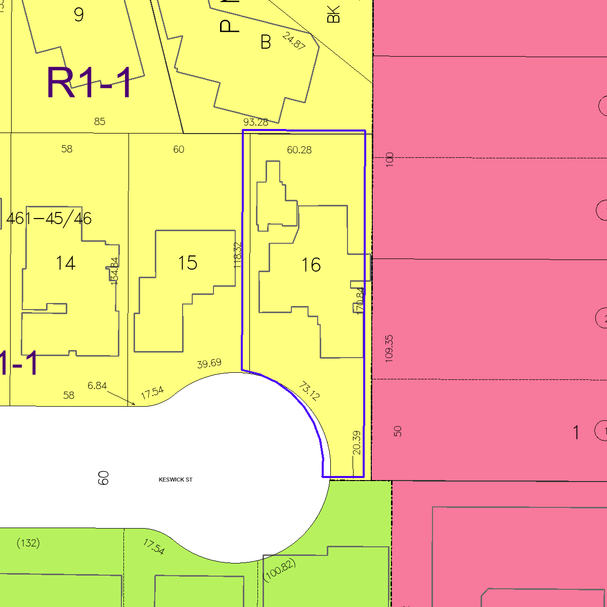 ZIMAS property map