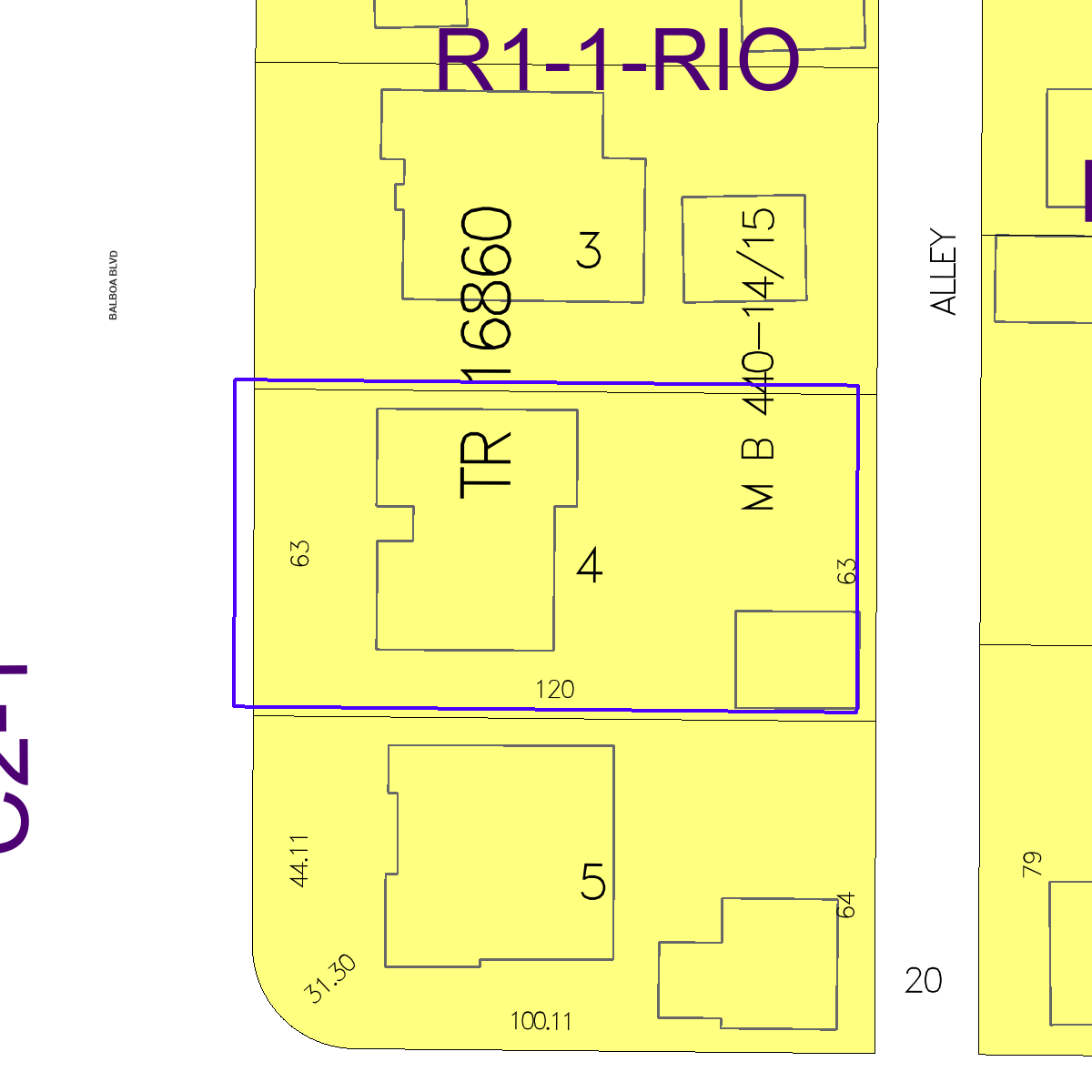 ZIMAS property map
