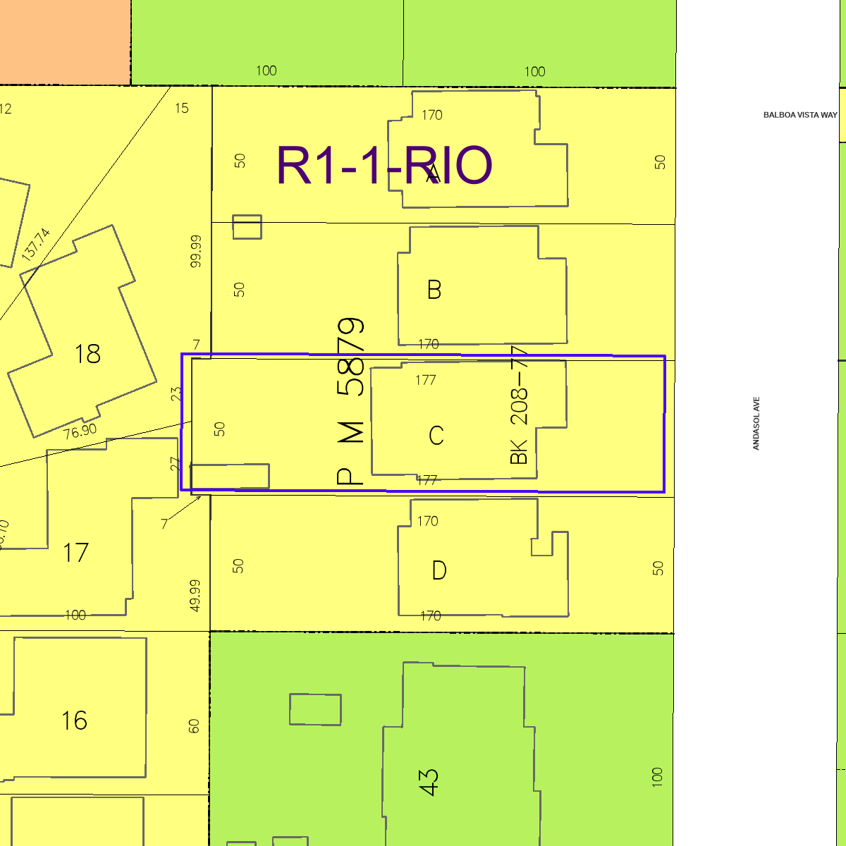 ZIMAS property map