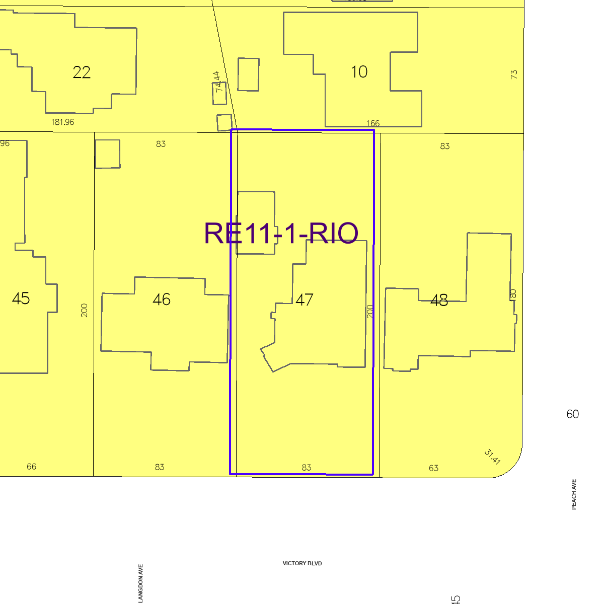 ZIMAS property map