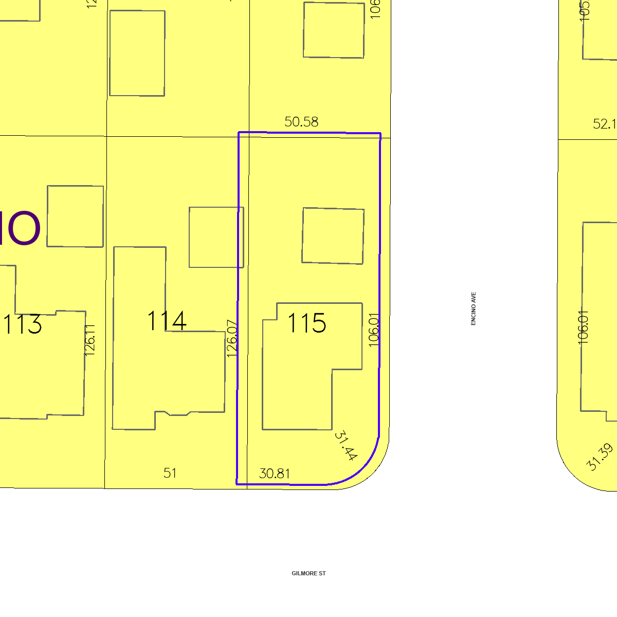 ZIMAS property map