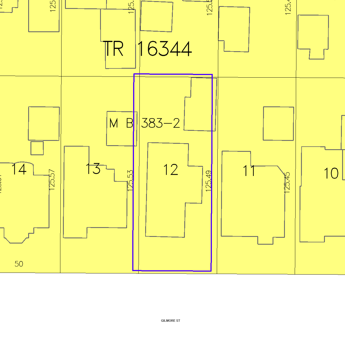 ZIMAS property map