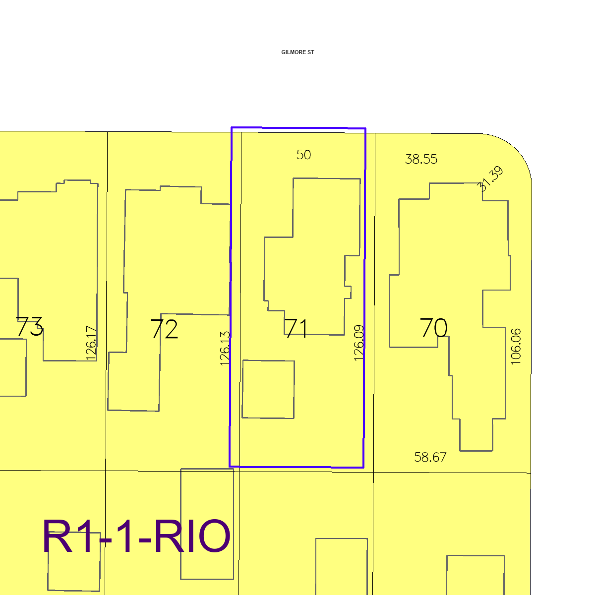 ZIMAS property map