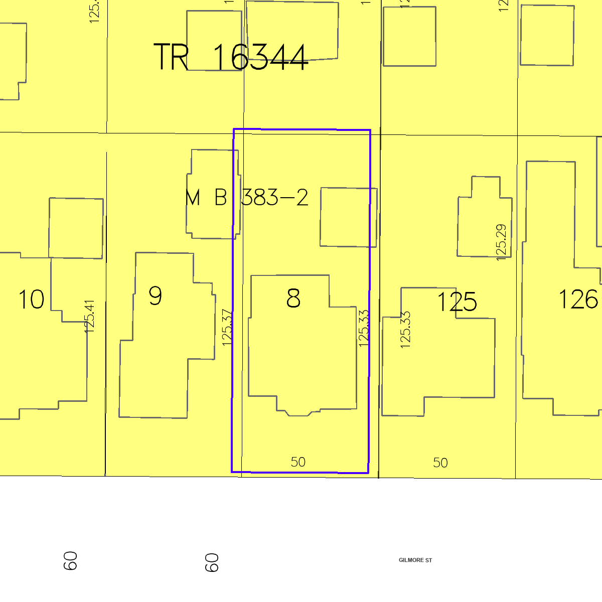 ZIMAS property map