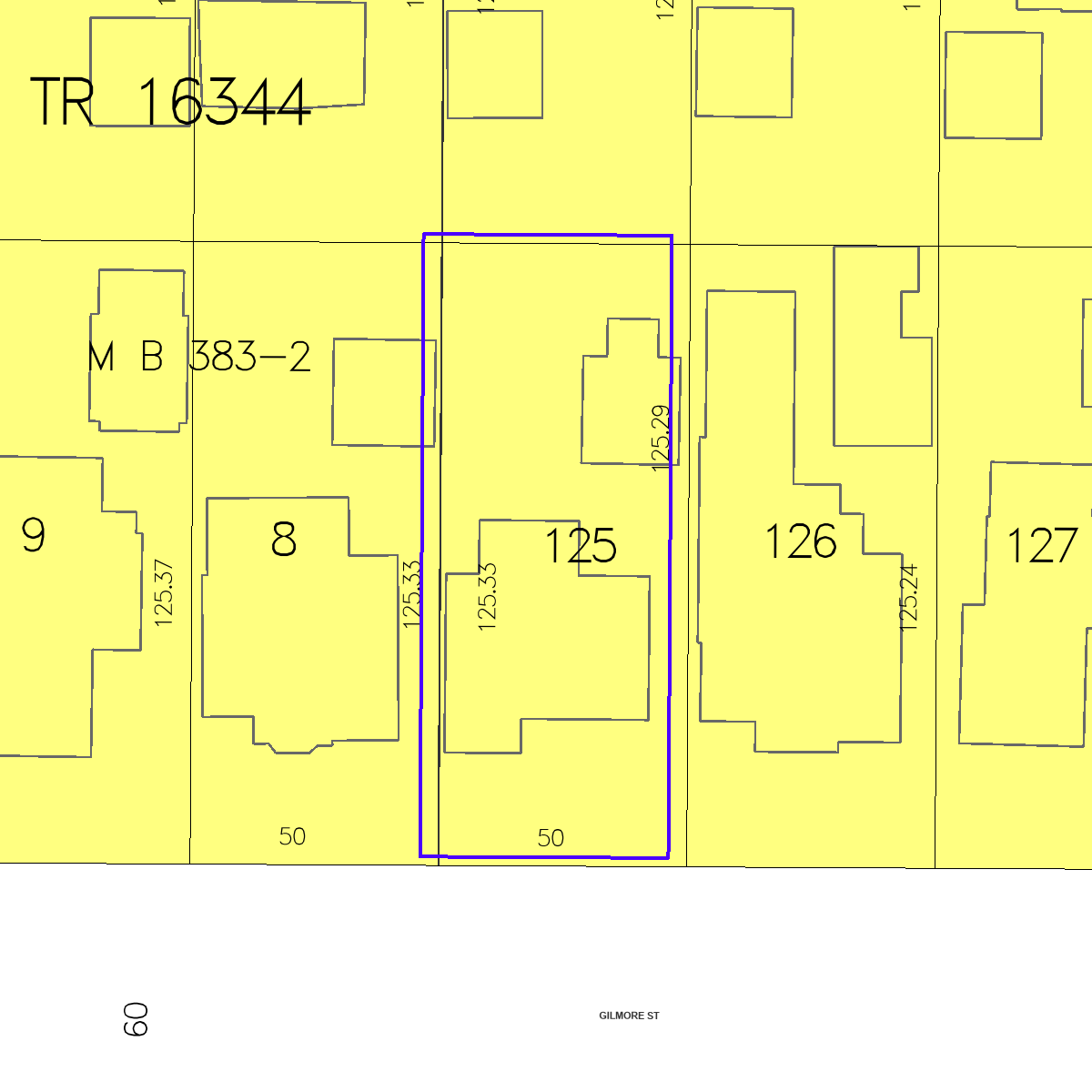 ZIMAS property map
