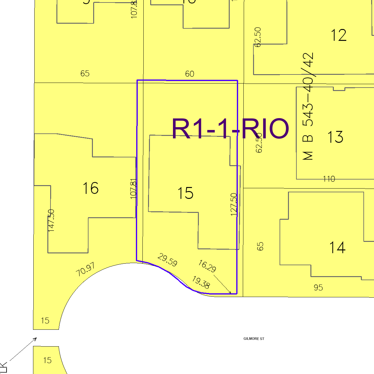 ZIMAS property map