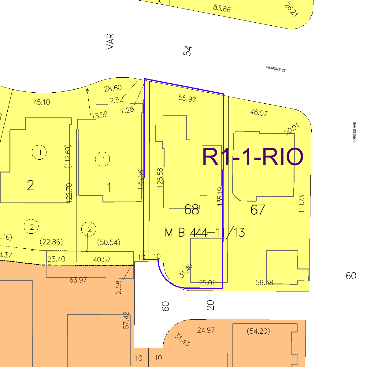 ZIMAS property map