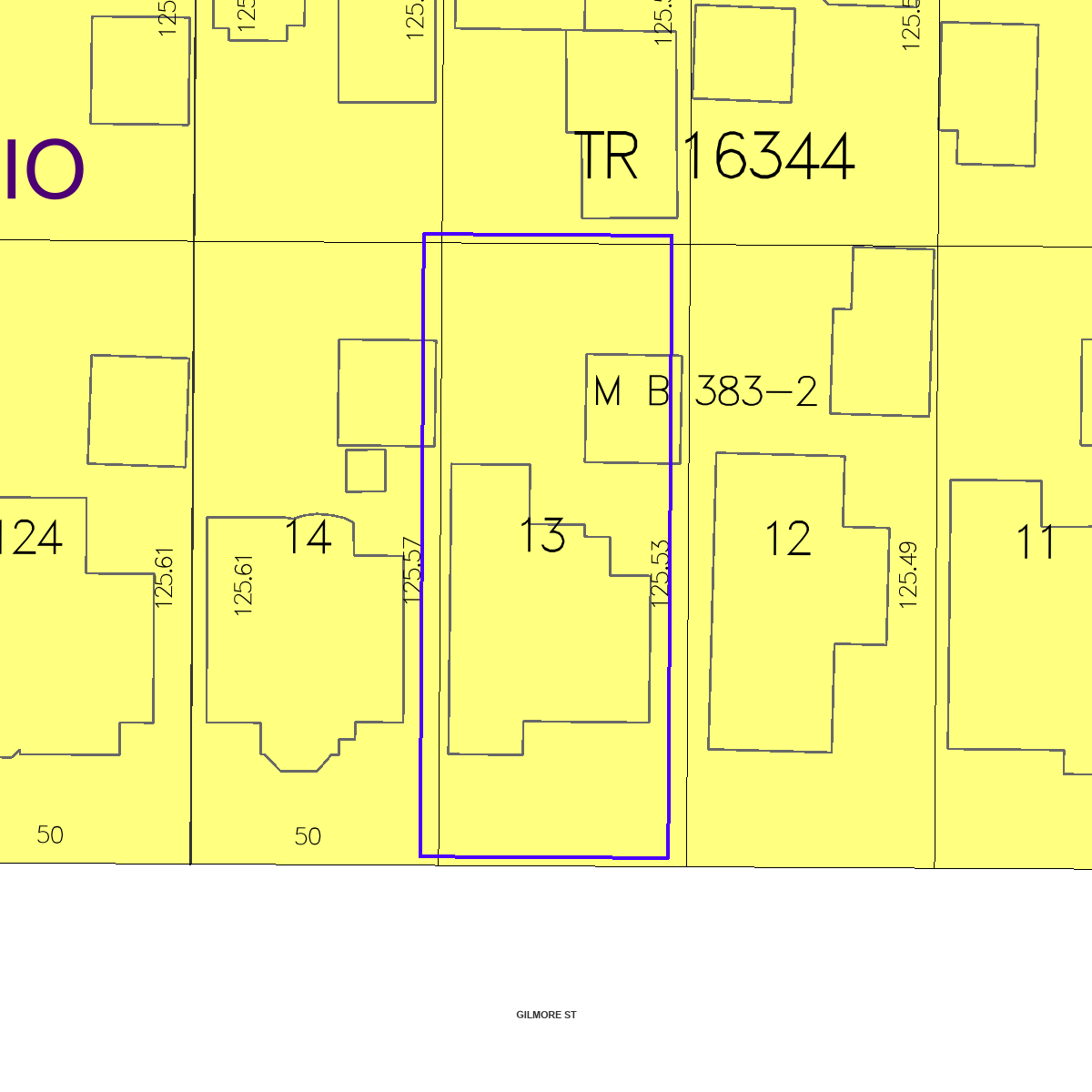 ZIMAS property map