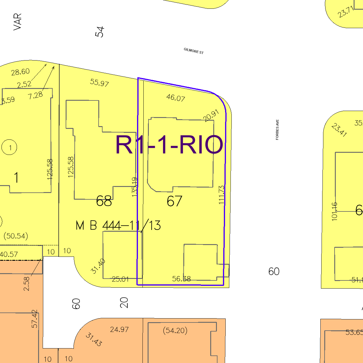 ZIMAS property map