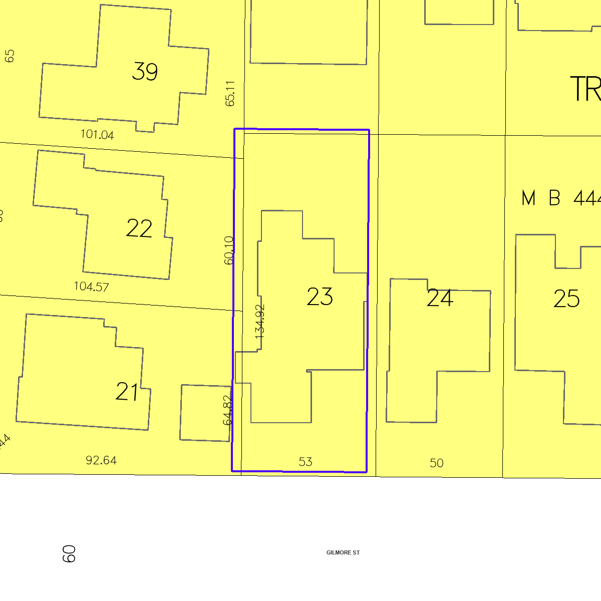 ZIMAS property map