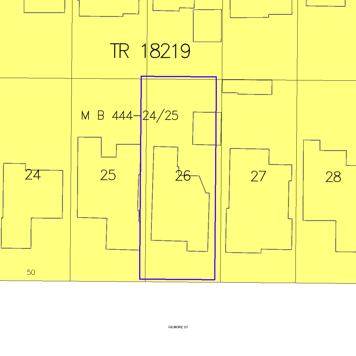 ZIMAS property map
