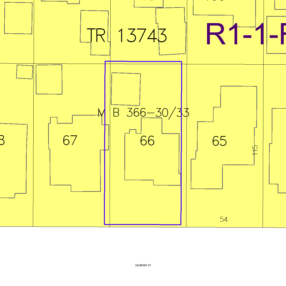 ZIMAS property map