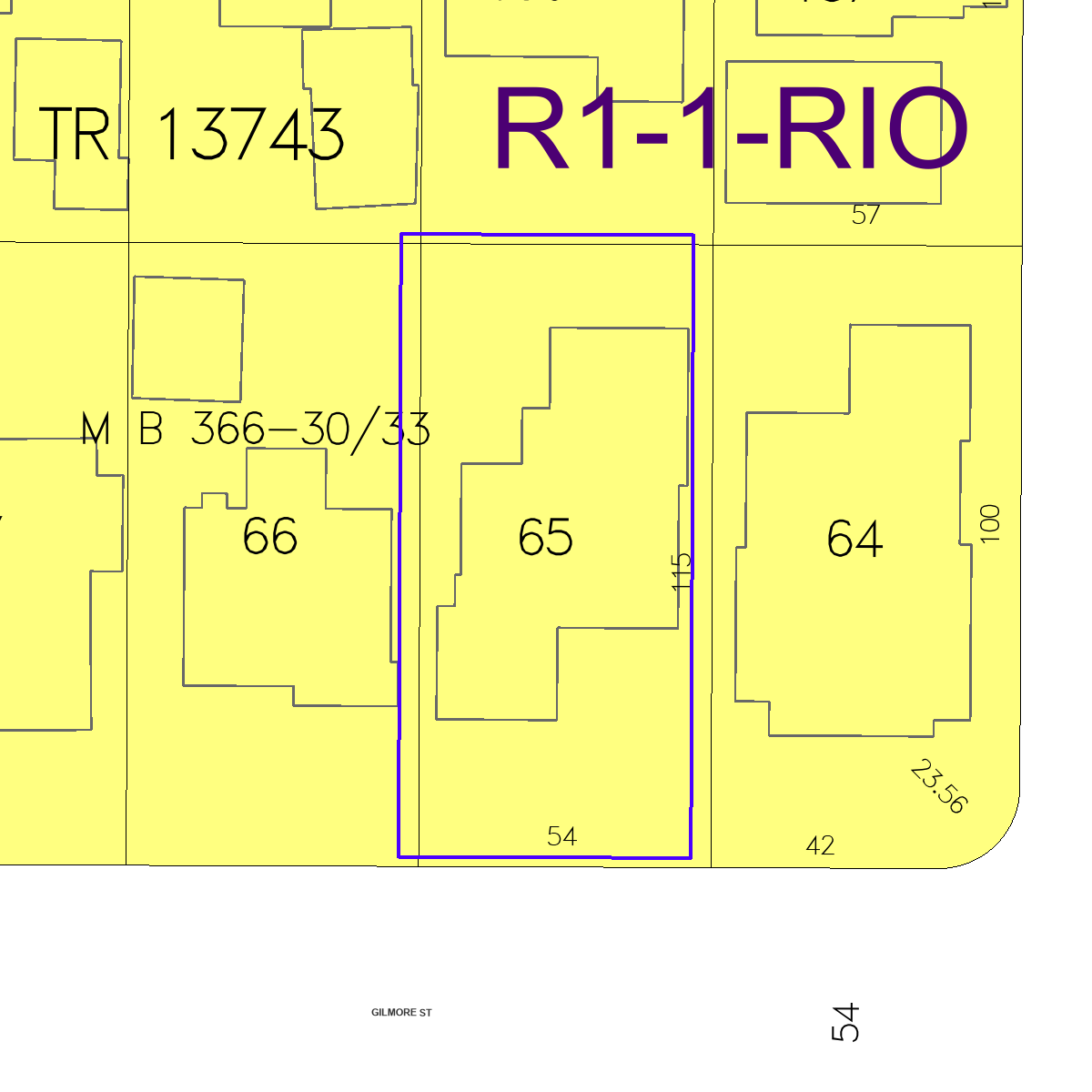 ZIMAS property map