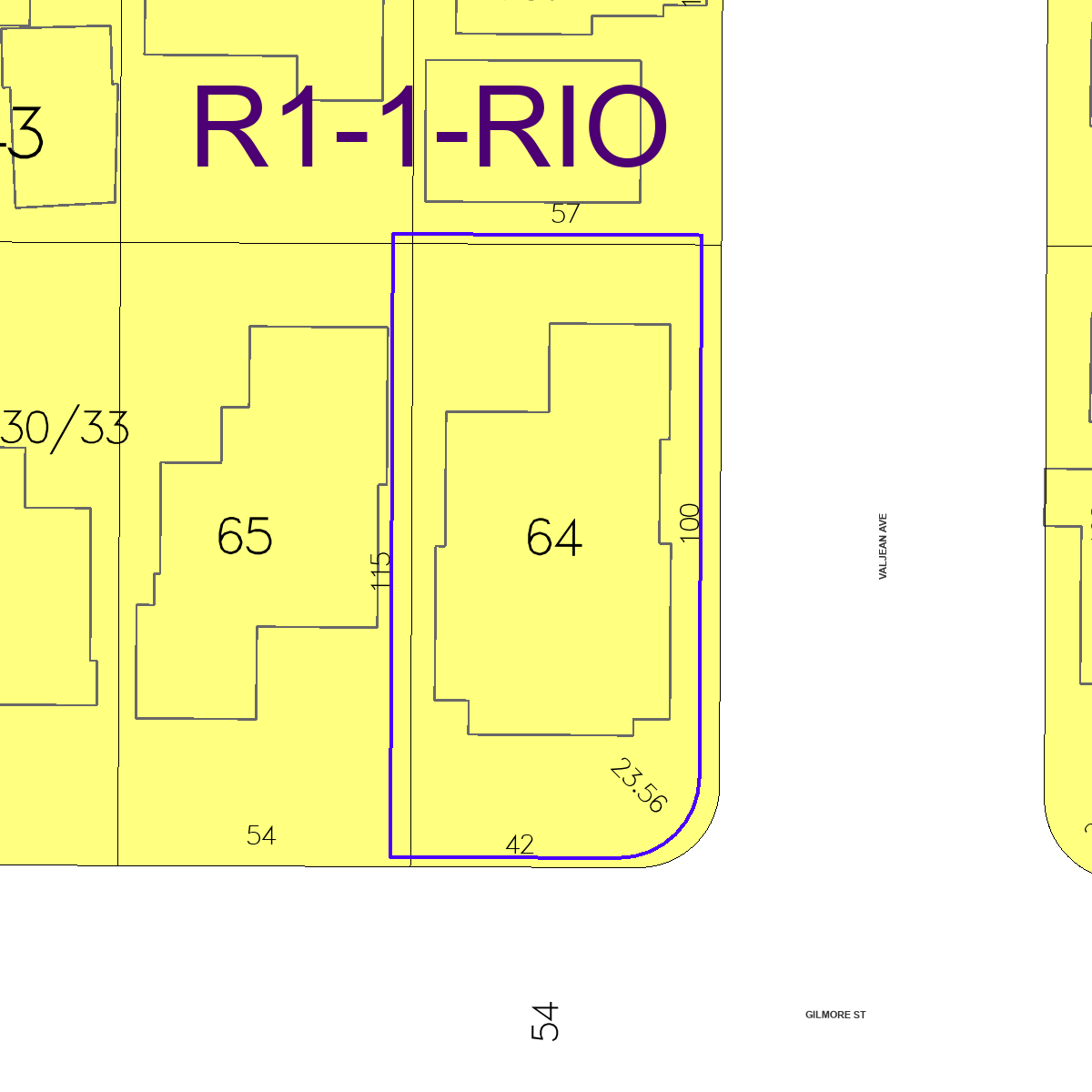 ZIMAS property map