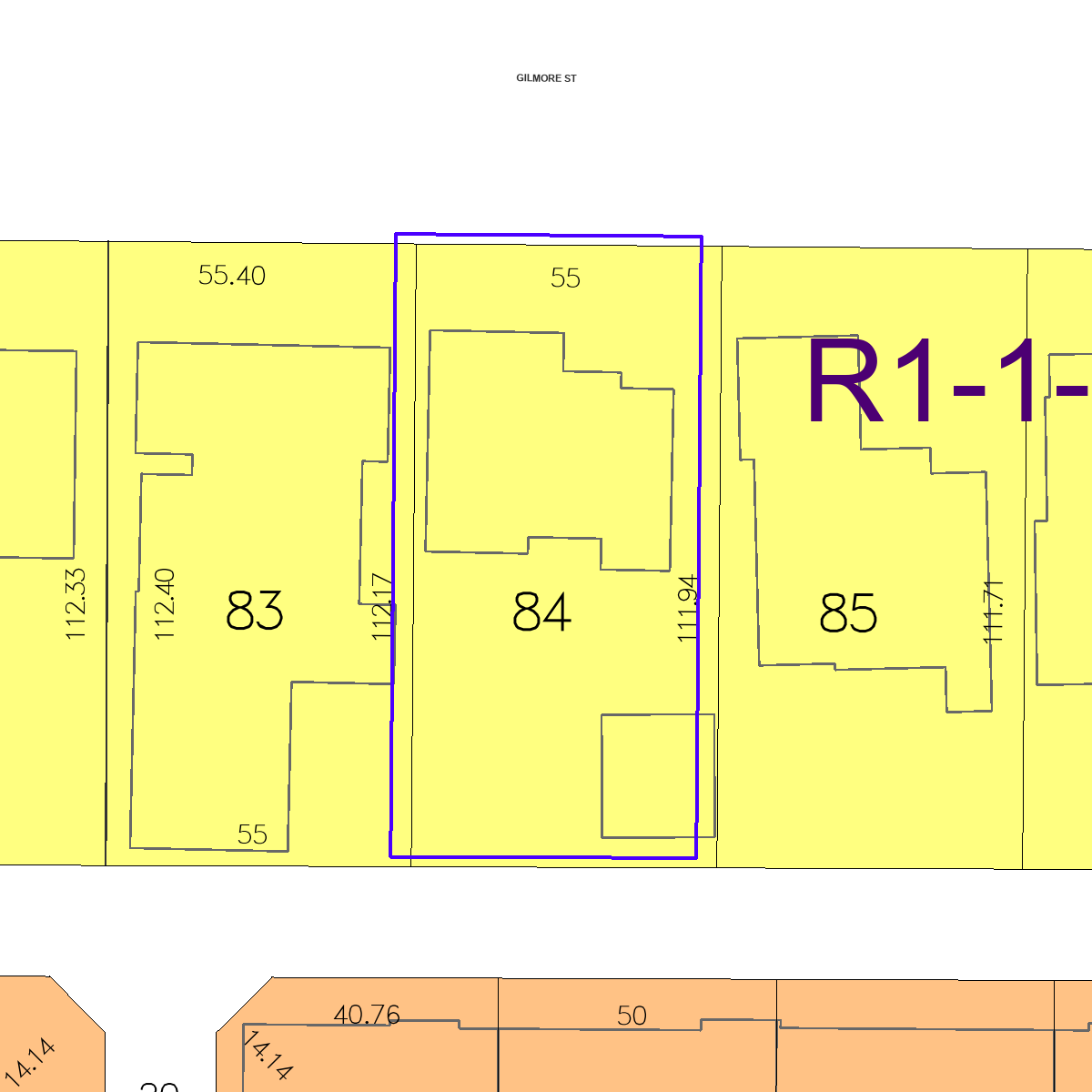 ZIMAS property map