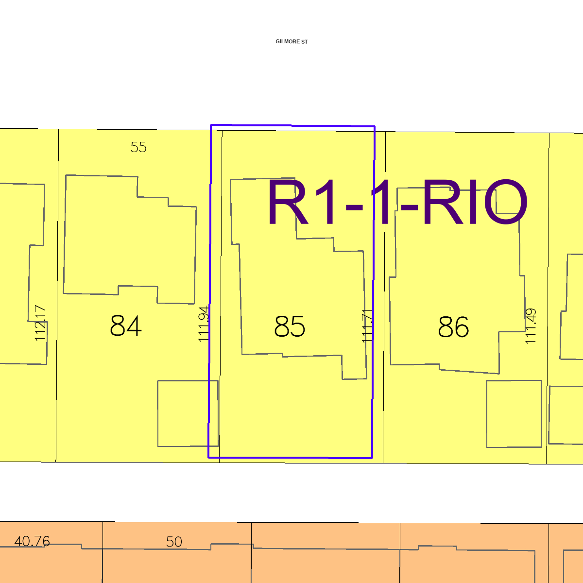 ZIMAS property map