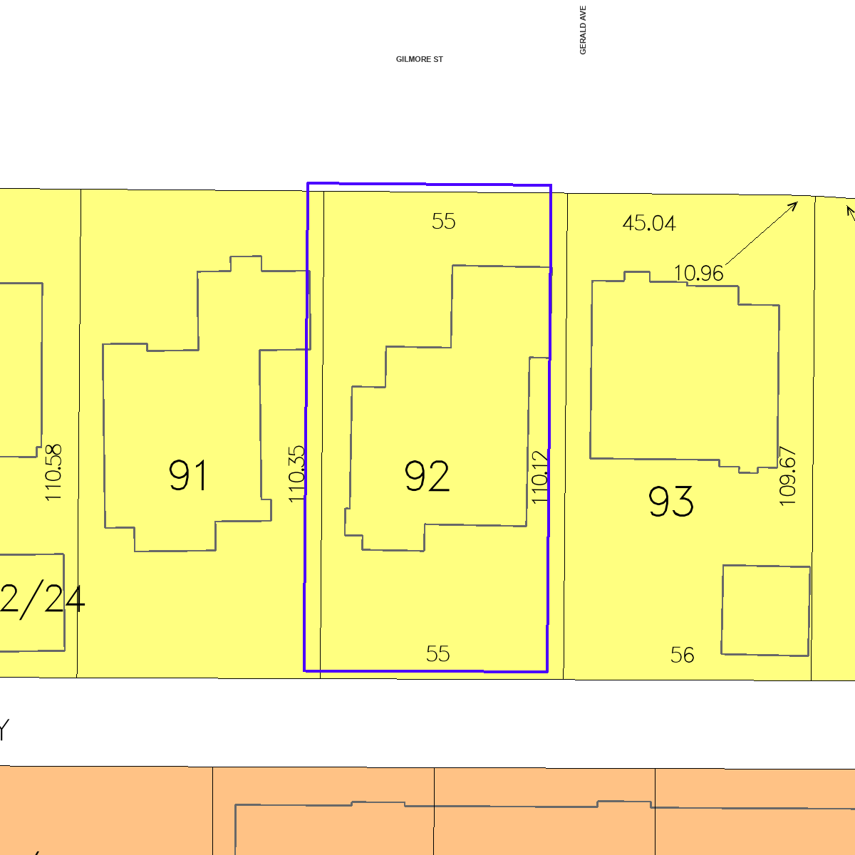 ZIMAS property map
