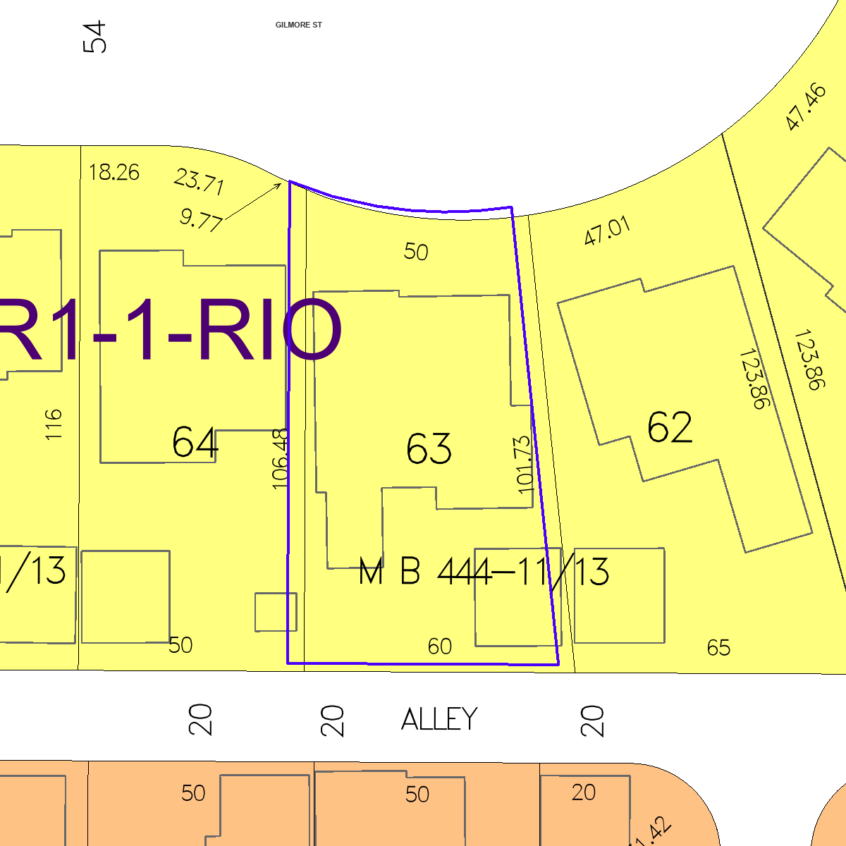 ZIMAS property map