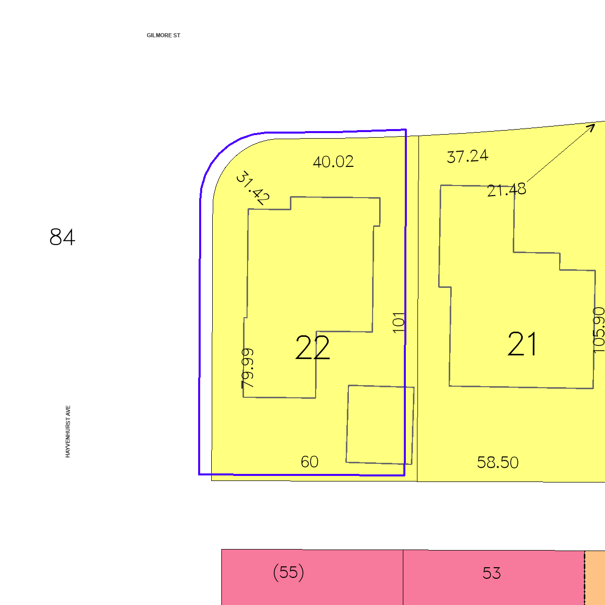 ZIMAS property map