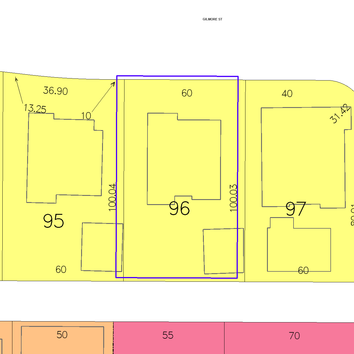 ZIMAS property map