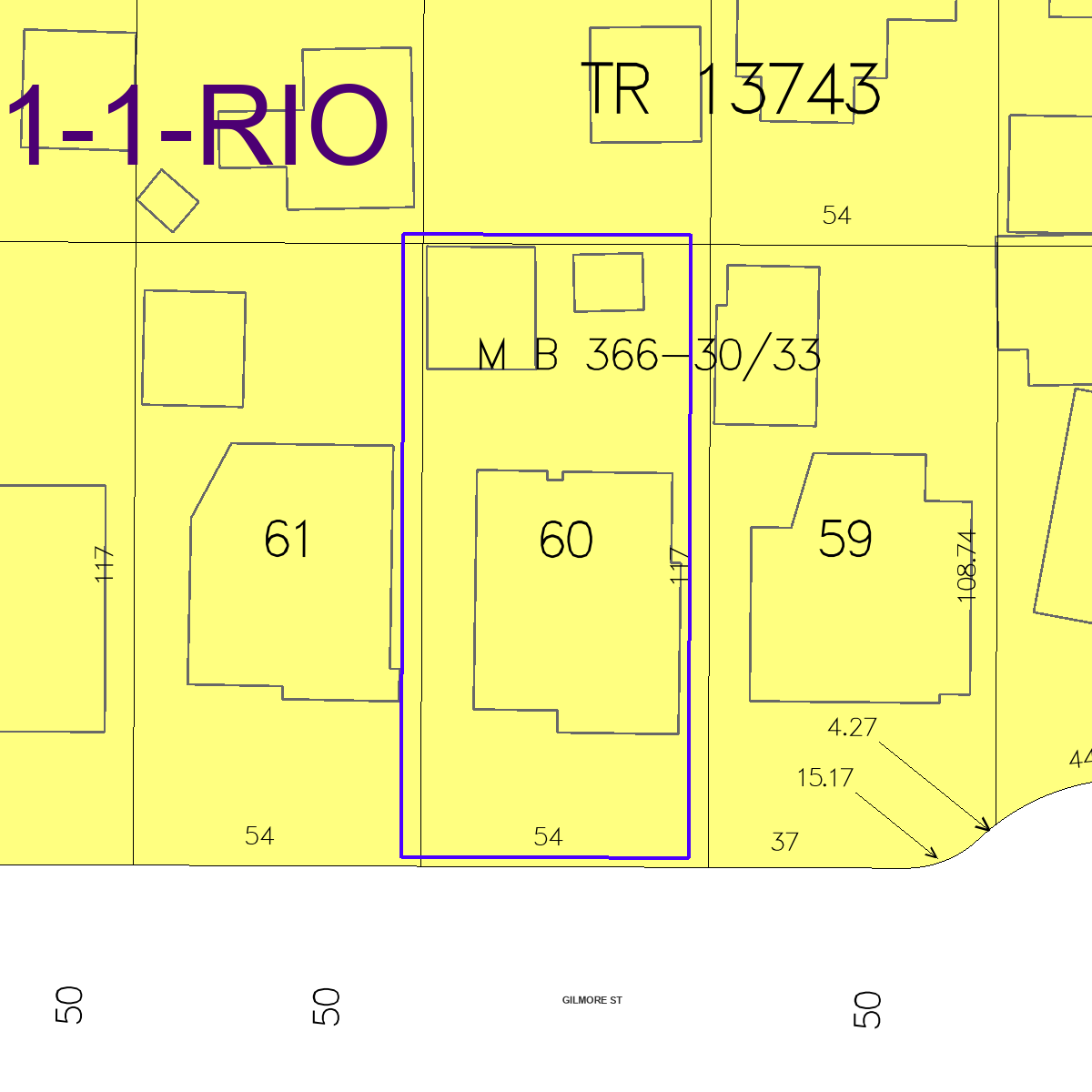 ZIMAS property map