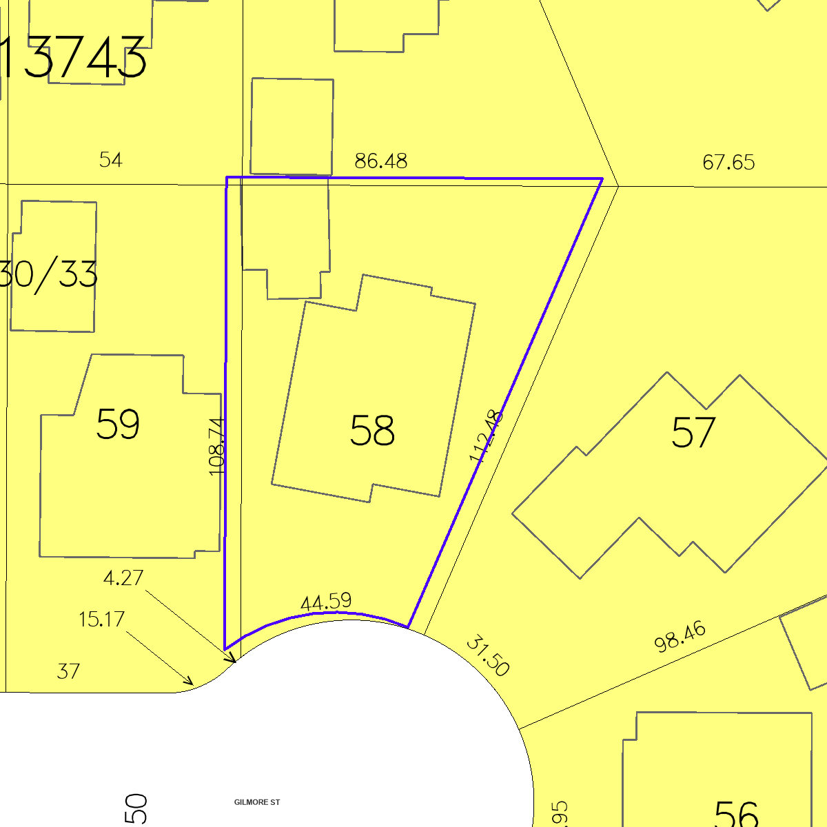 ZIMAS property map