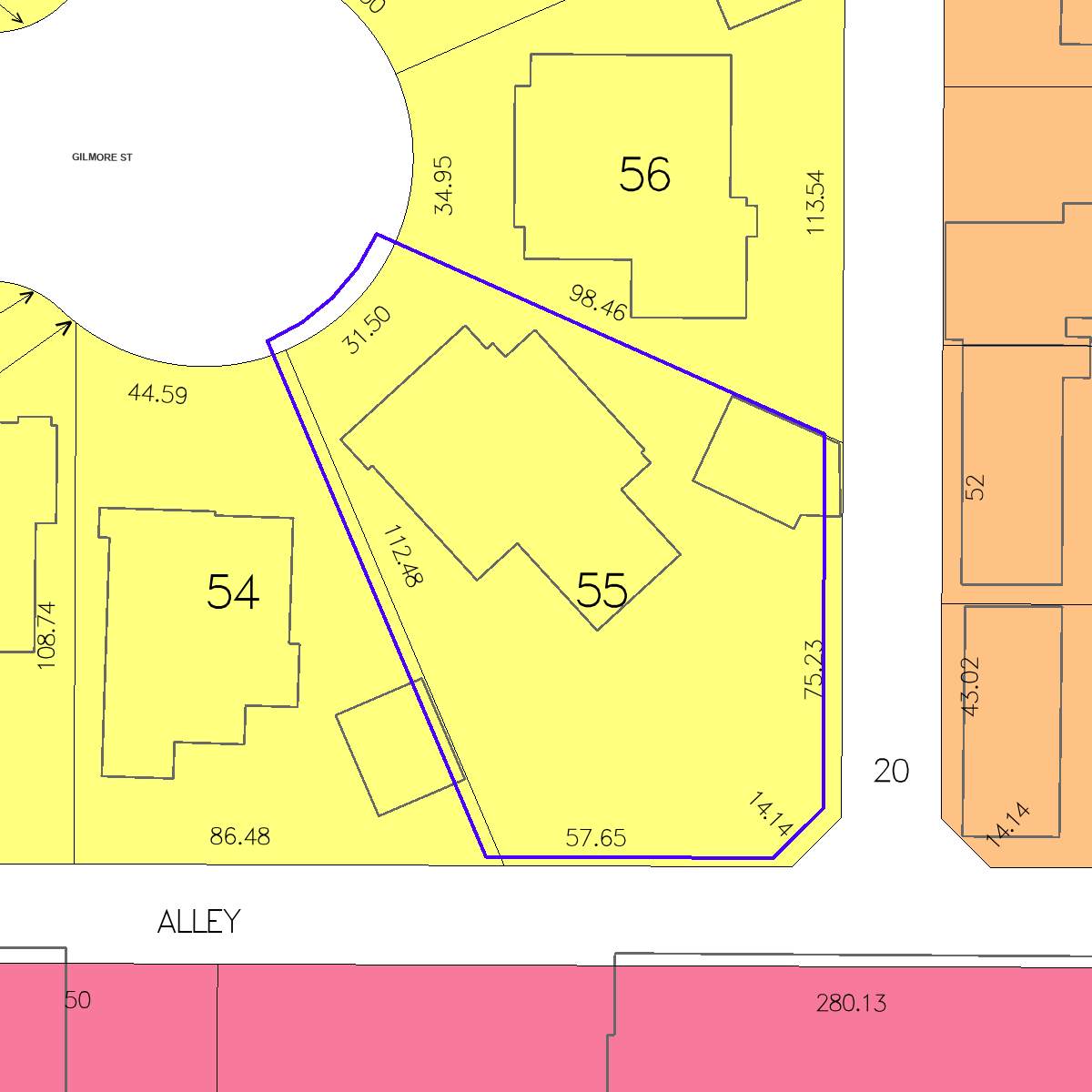 ZIMAS property map