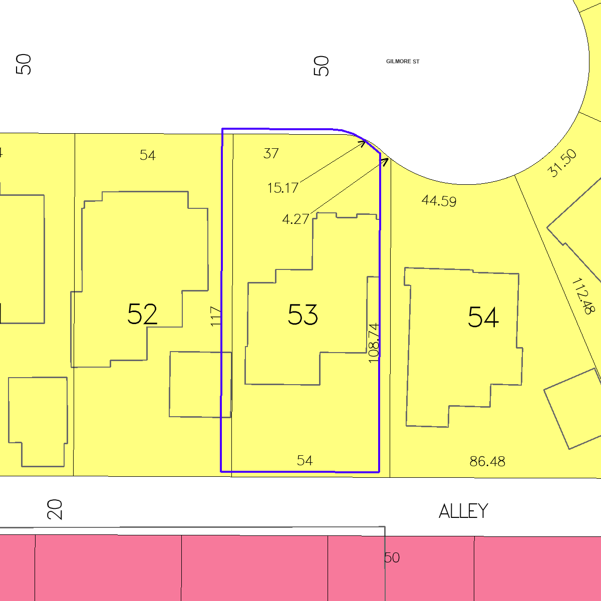 ZIMAS property map