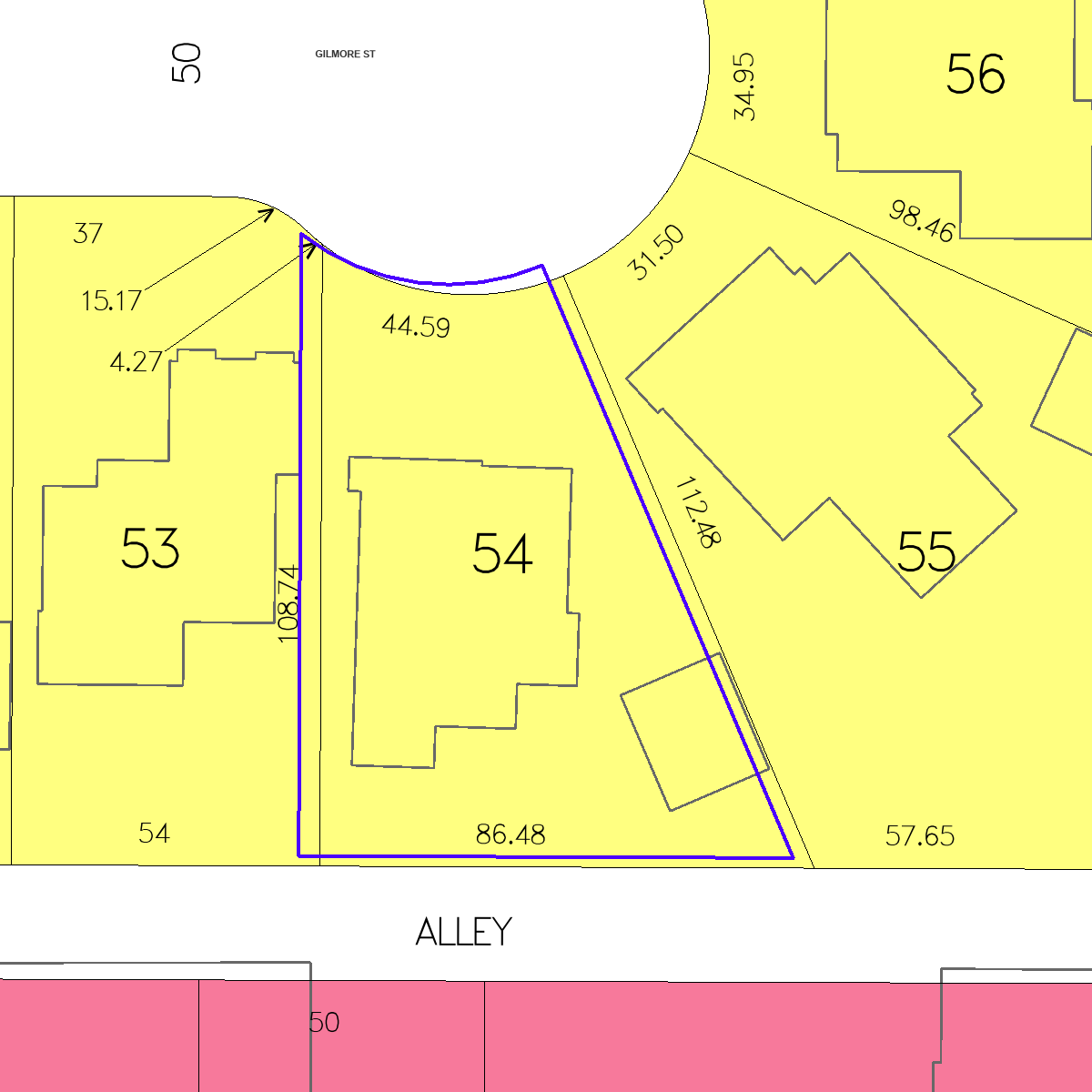 ZIMAS property map