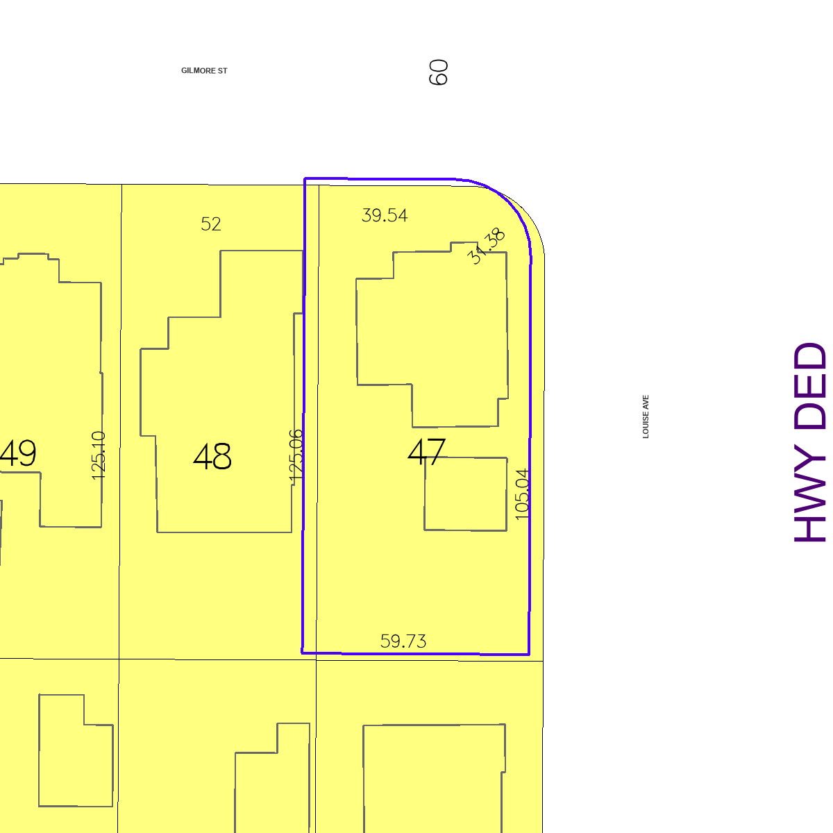 ZIMAS property map
