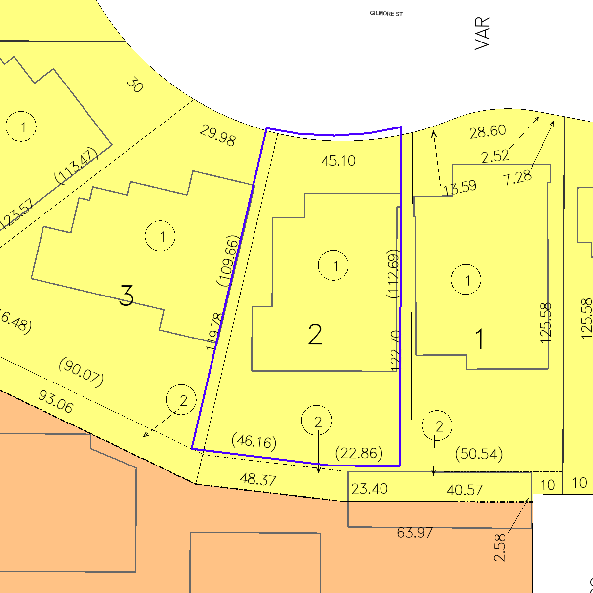 ZIMAS property map