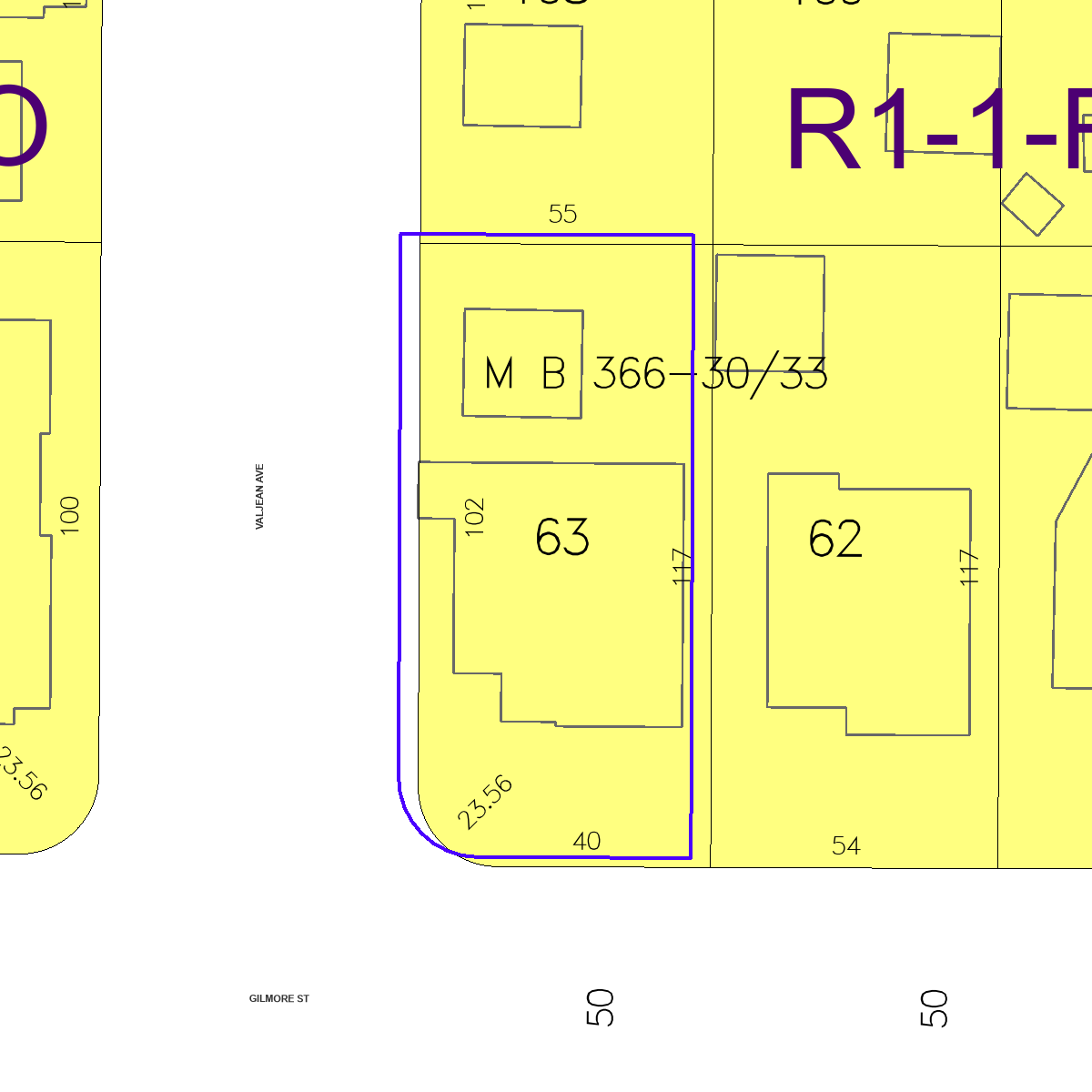 ZIMAS property map