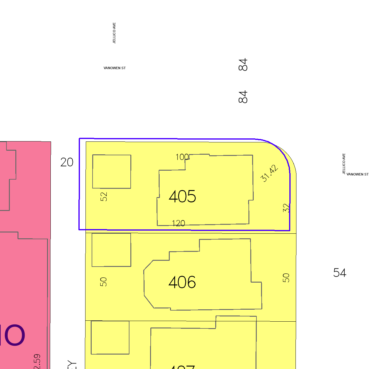 ZIMAS property map