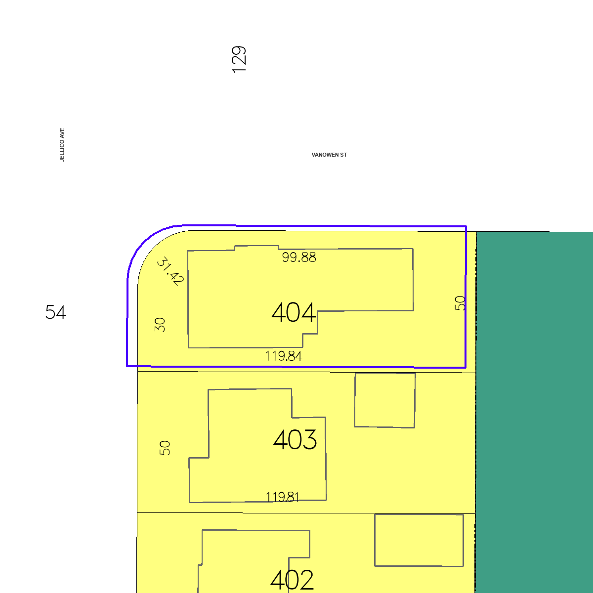 ZIMAS property map