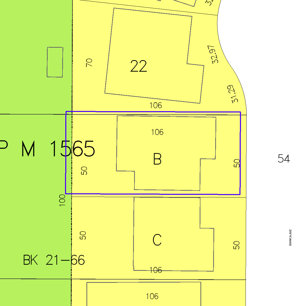 ZIMAS property map