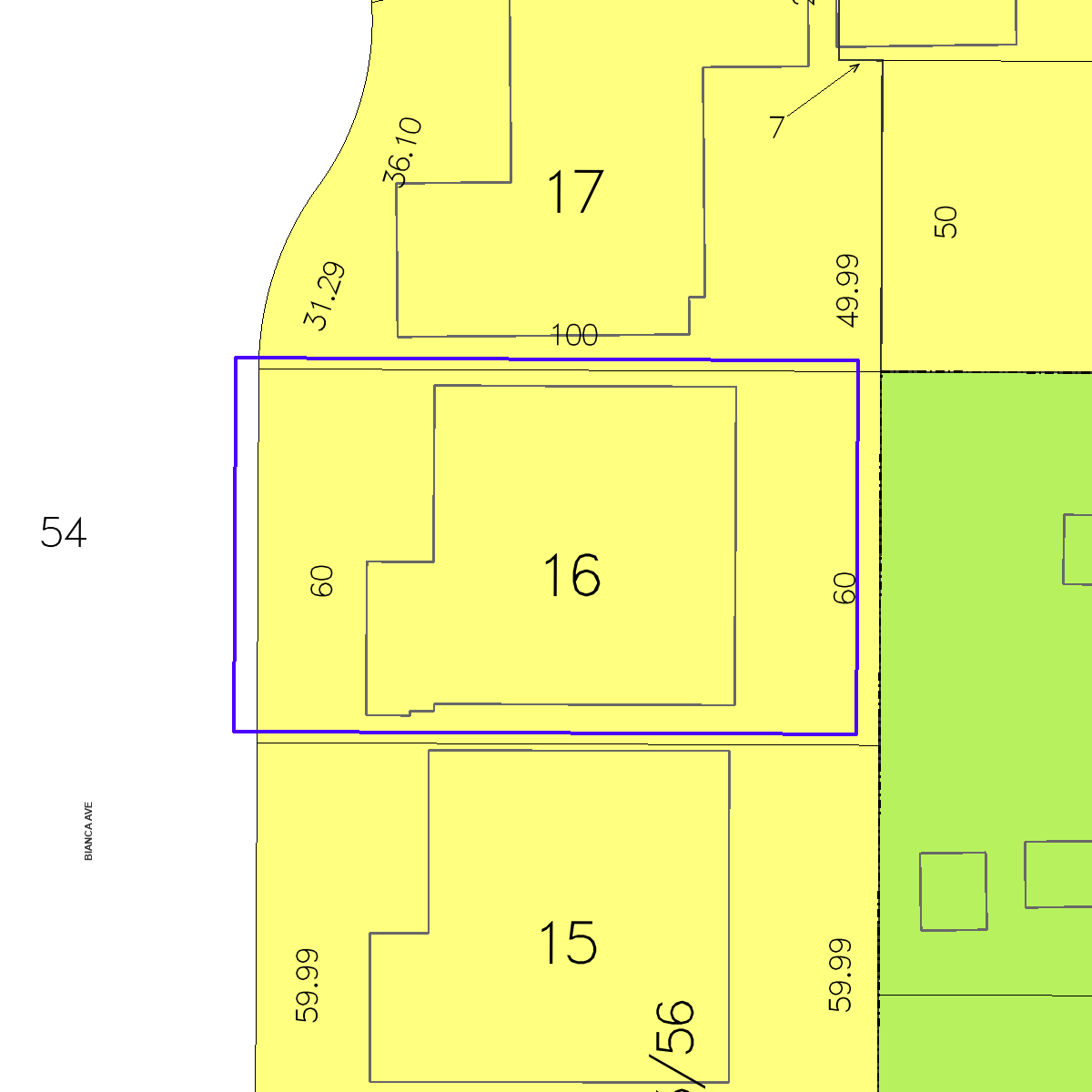 ZIMAS property map